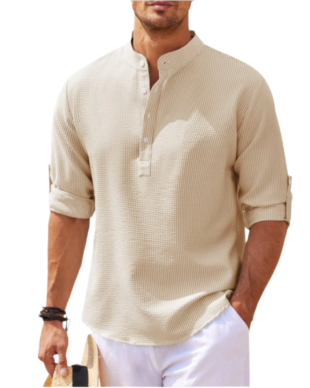Camisa polo de manga comprida