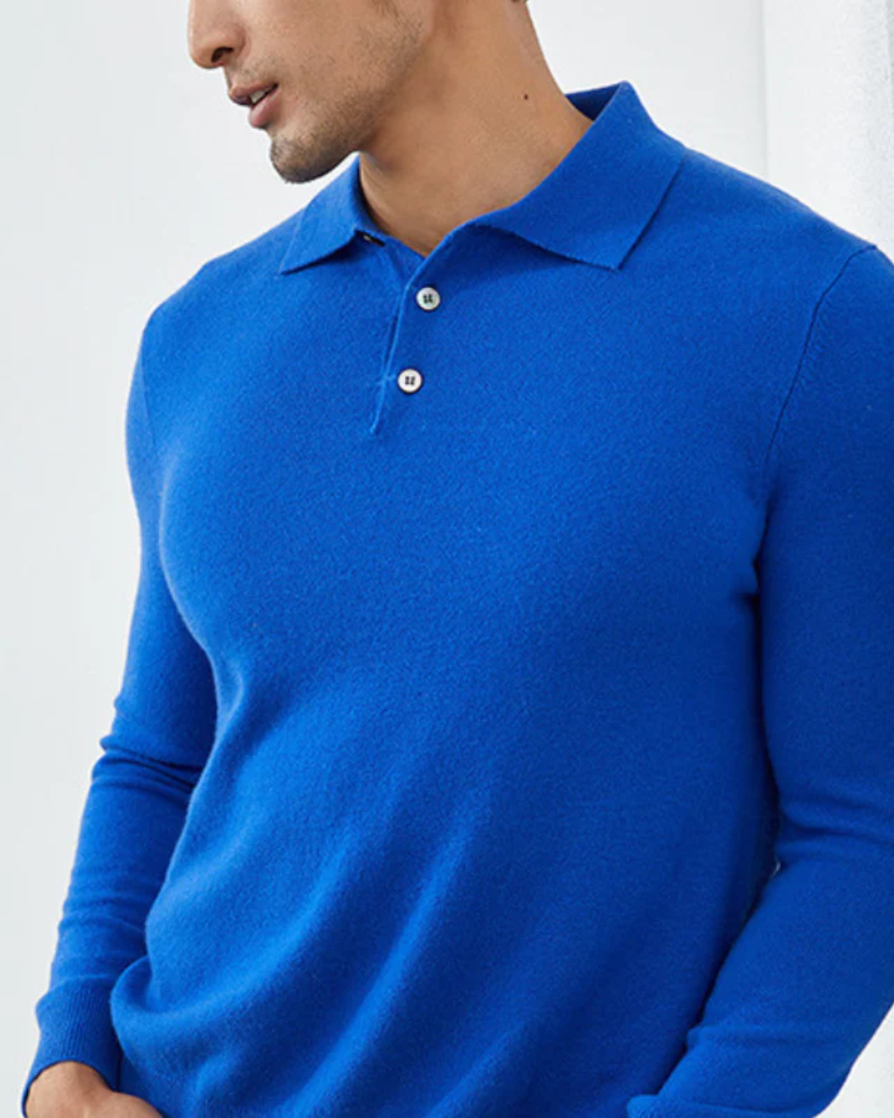 Ponza Cashmere Polo Sweater