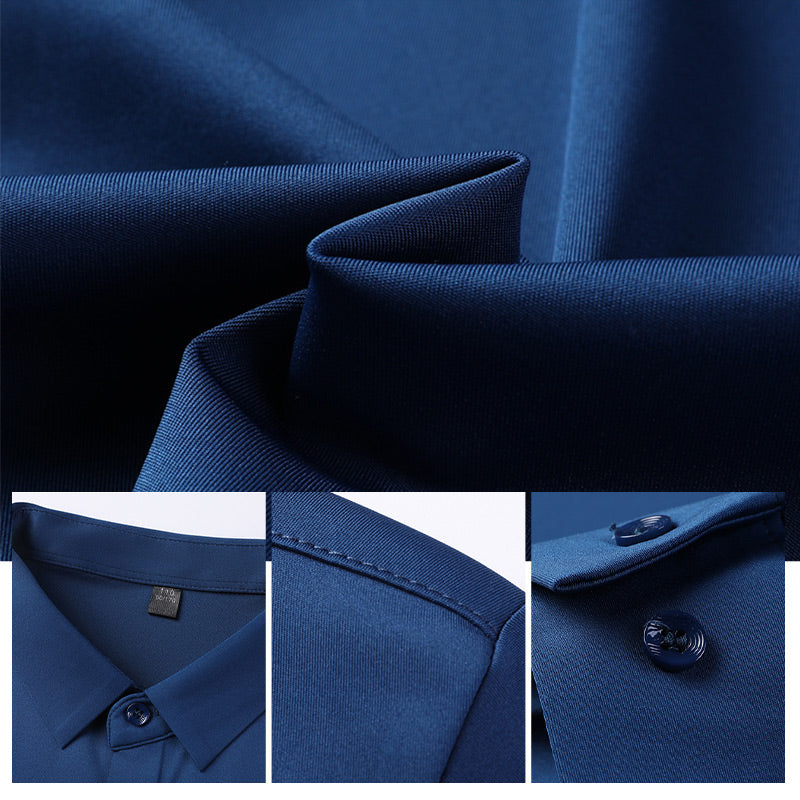 Camisa elástica que não fica com rugas
