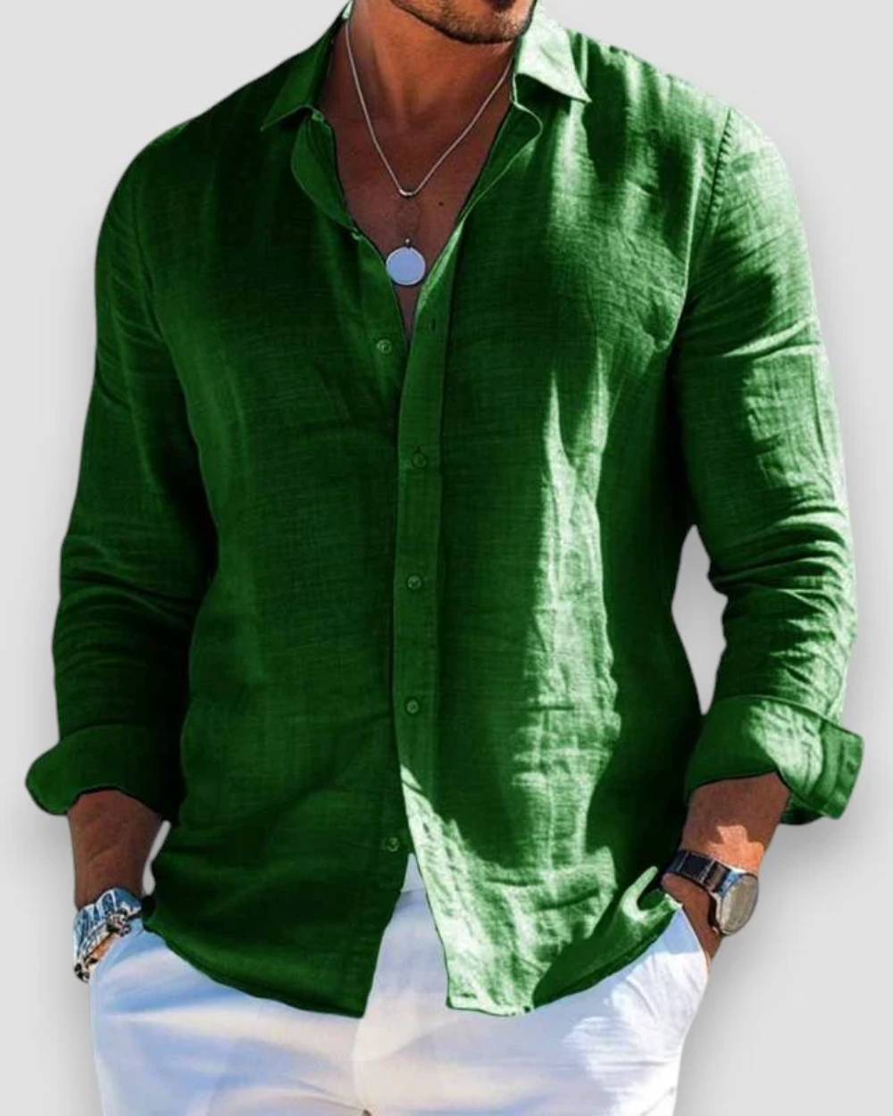 Camisa casual para homem