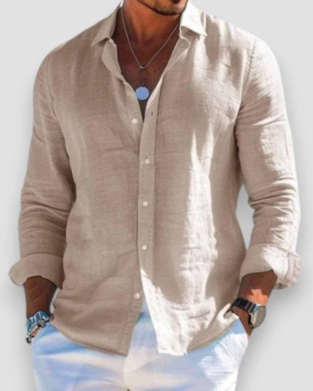 Camisa casual para homem