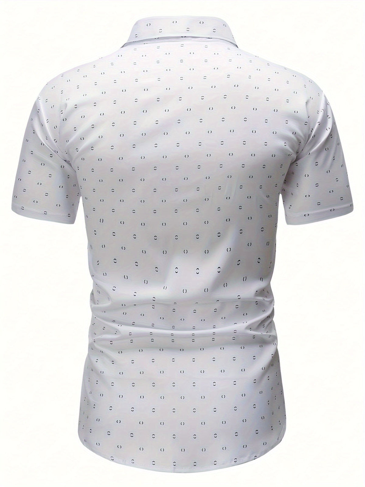 Camisa elegante de manga curta