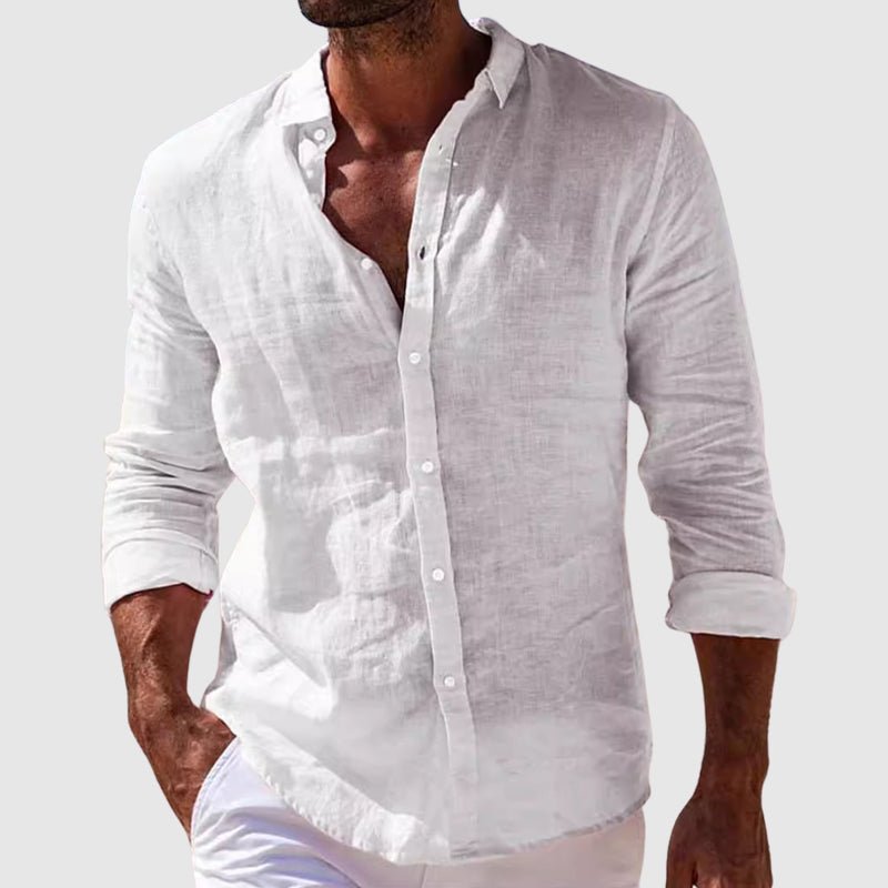 Camisa elegante de linho