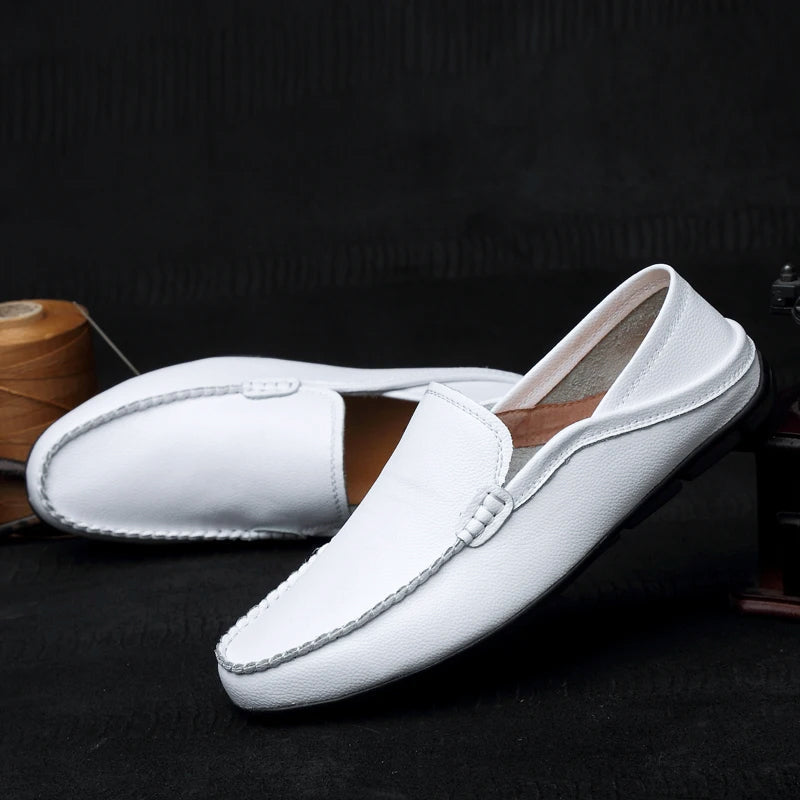 Monza Leather Driving Loafers