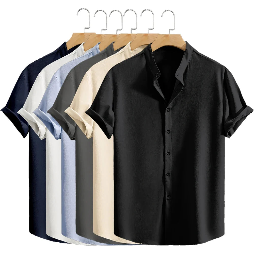 Camisa de verão de manga curta