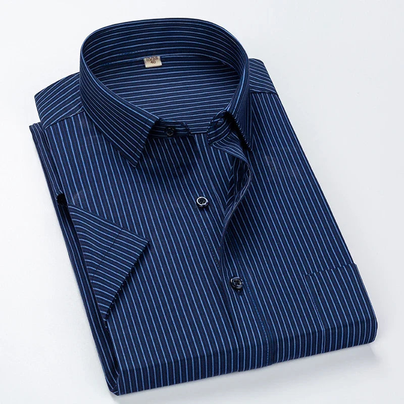Camisa de negócios de manga curta