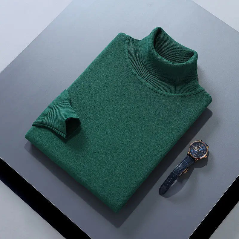 Elegant Cotton Turtleneck