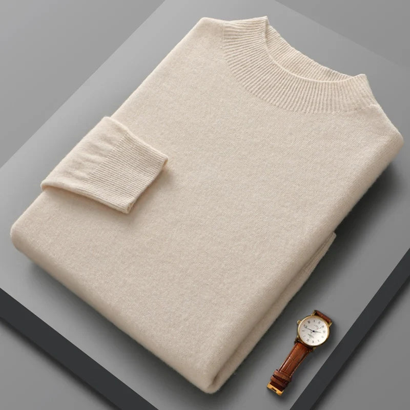 Half High Collar Cashmere Sweater