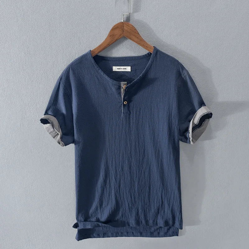 Camisa de verão elegante em algodão