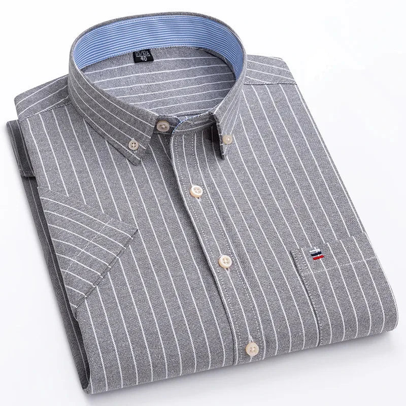 Givalli - Camisa elegante de algodão para homem