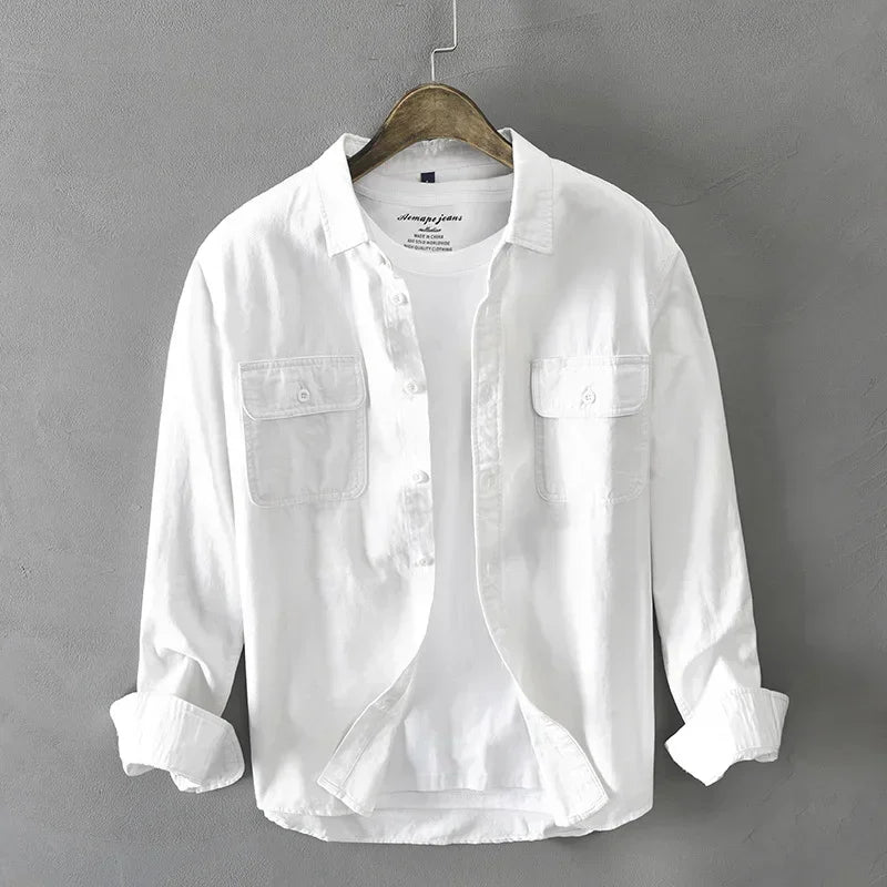 Camisa elegante de algodão