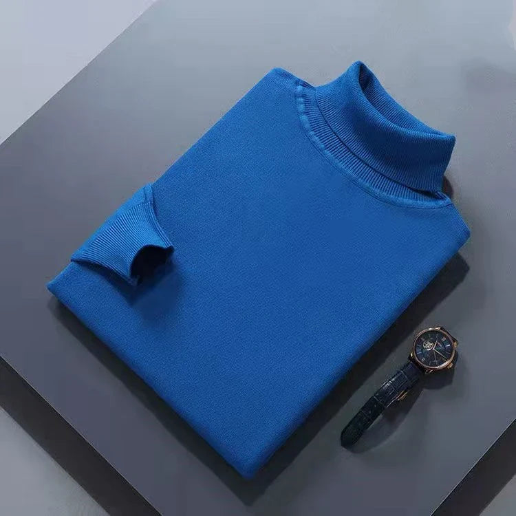 Elegant Cotton Turtleneck