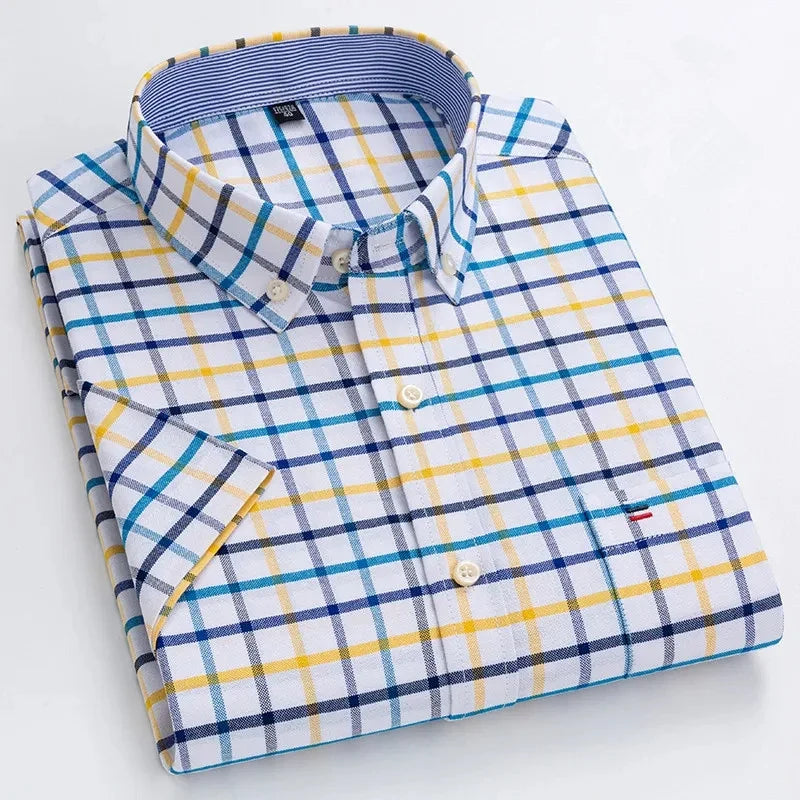 Givalli - Camisa elegante de algodão para homem