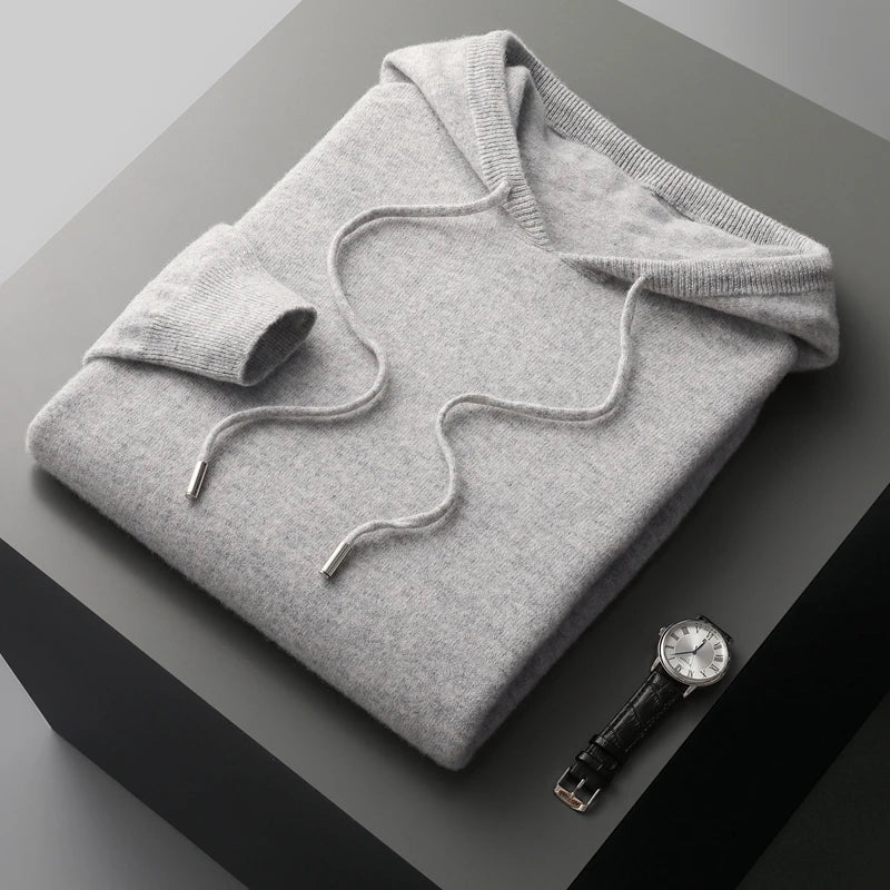 Elegant Australian Wool Hoodie