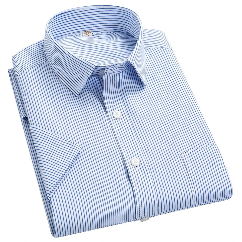 Camisa de negócios de manga curta