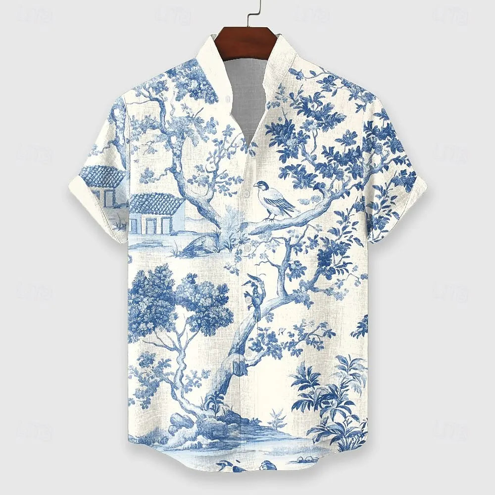 Camisa de manga curta para homem