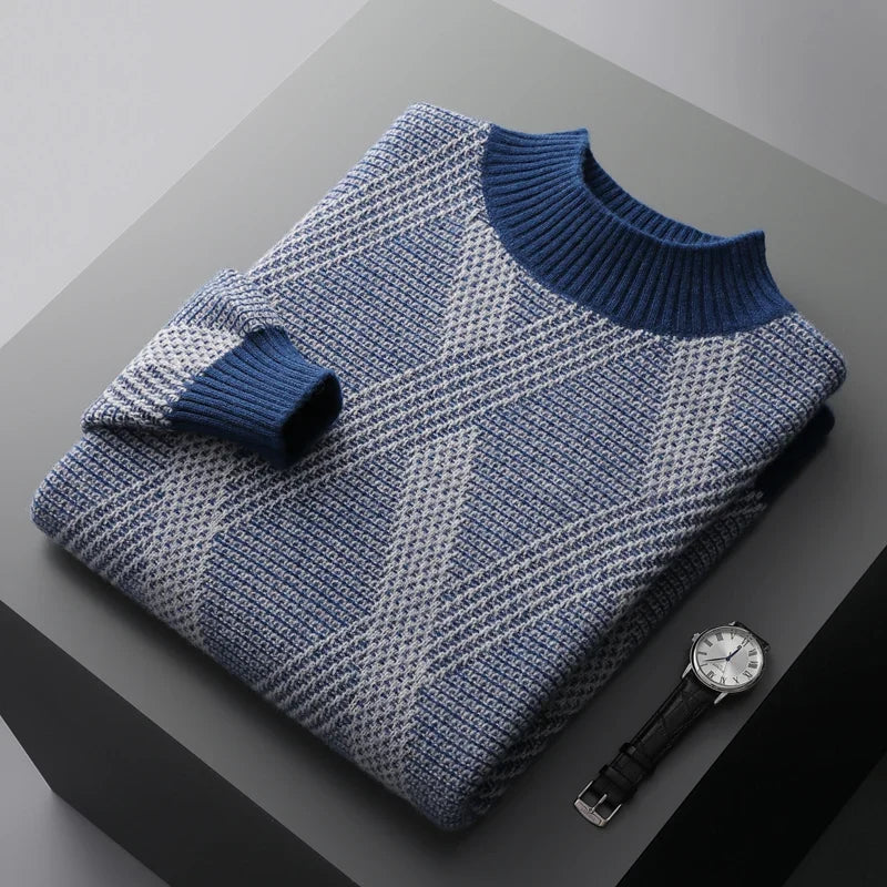 Cuzco High Collar Cashmere Sweater