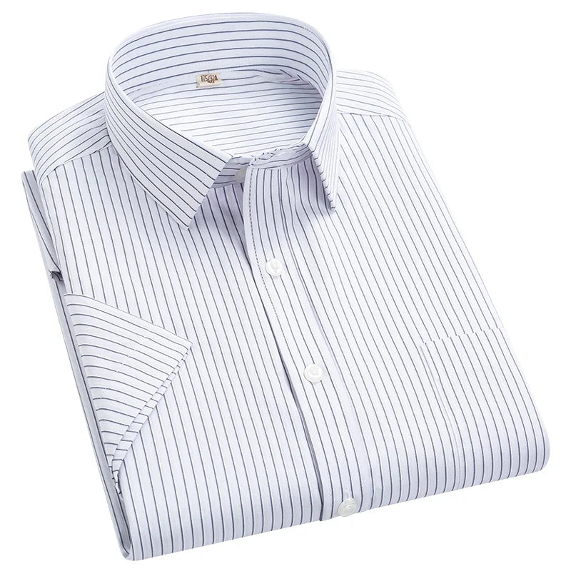 Camisa de negócios de manga curta