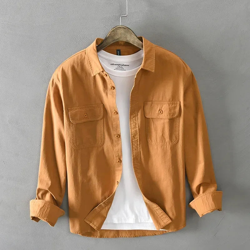 Camisa elegante de algodão