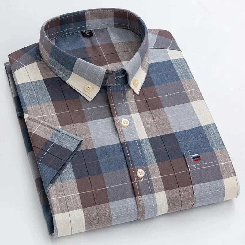 Givalli - Camisa elegante de algodão para homem