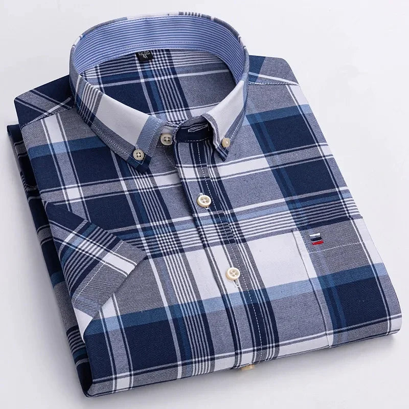 Givalli - Camisa elegante de algodão para homem
