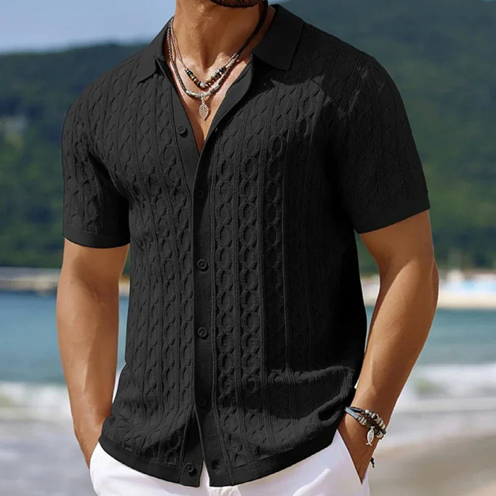 Camisa polo com botões
