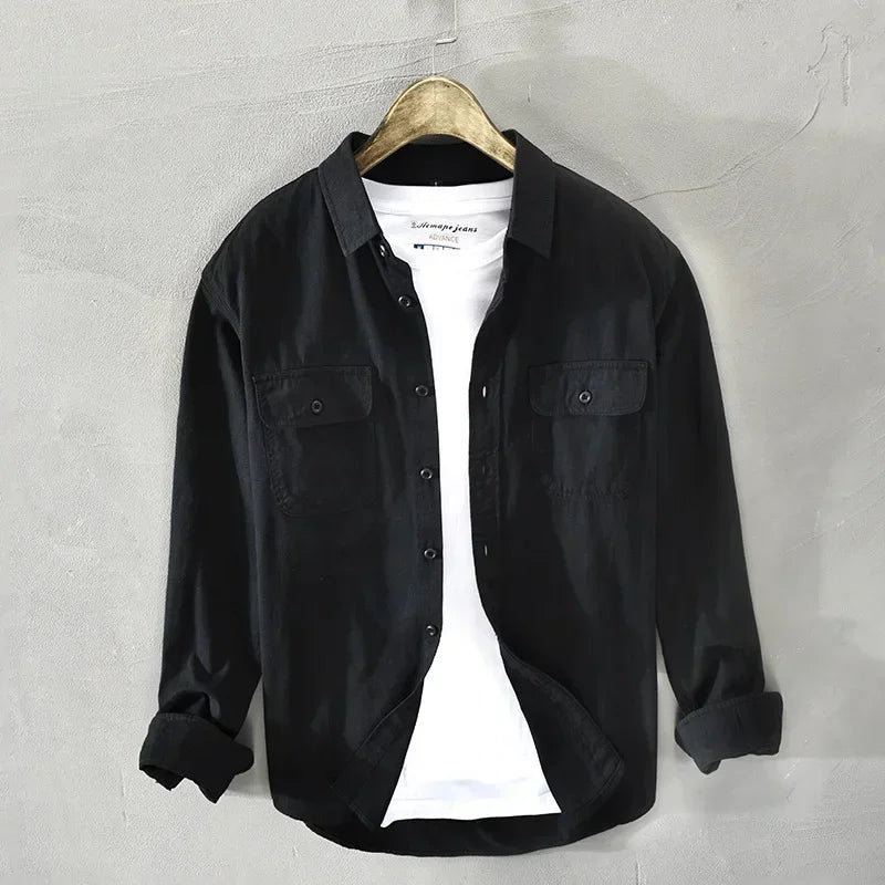 Camisa elegante de algodão