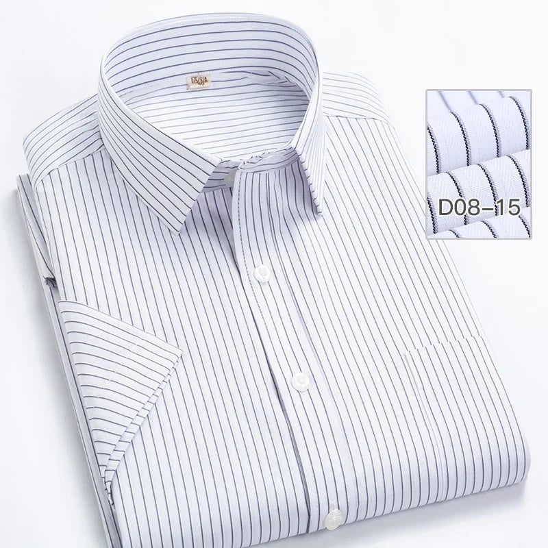 Camisa de negócios de manga curta