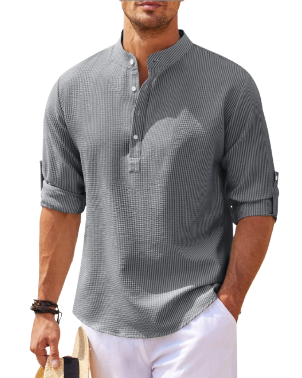 Camisa polo de manga comprida