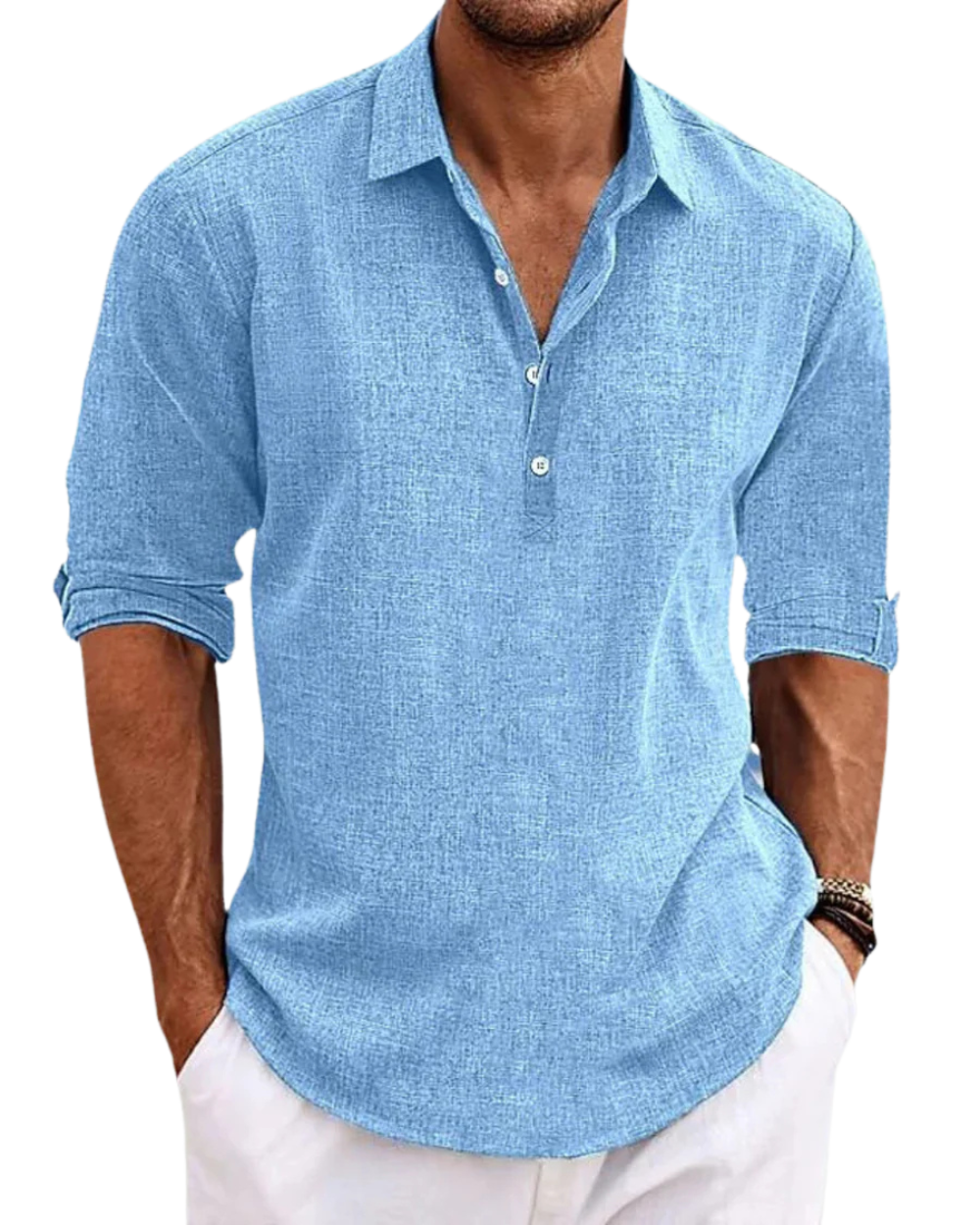 Camisa de algodão clássica da Sabbio