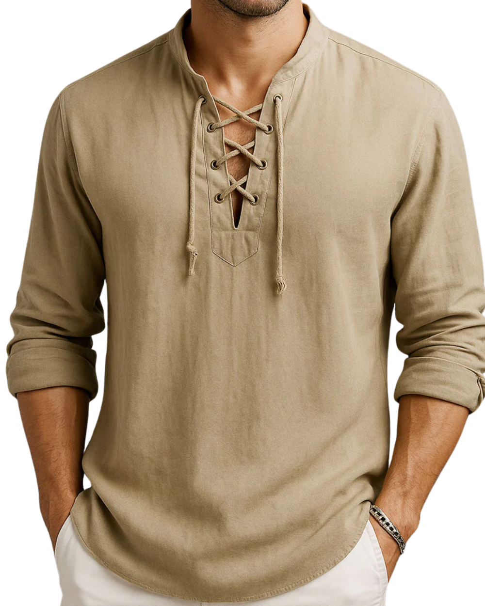 Camisa de praia elegante