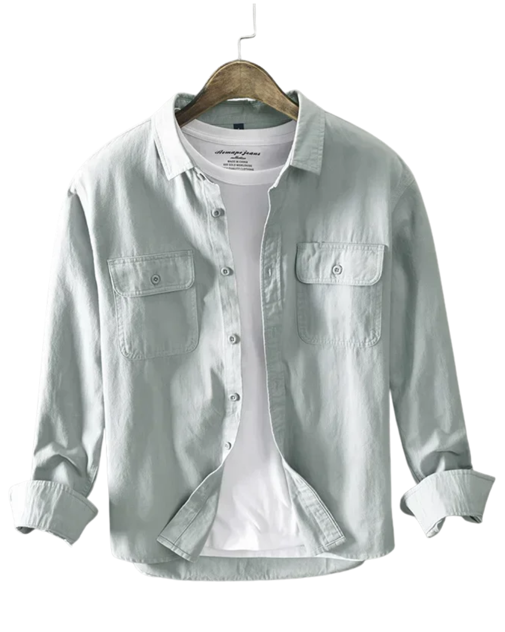 Camisa elegante de algodão