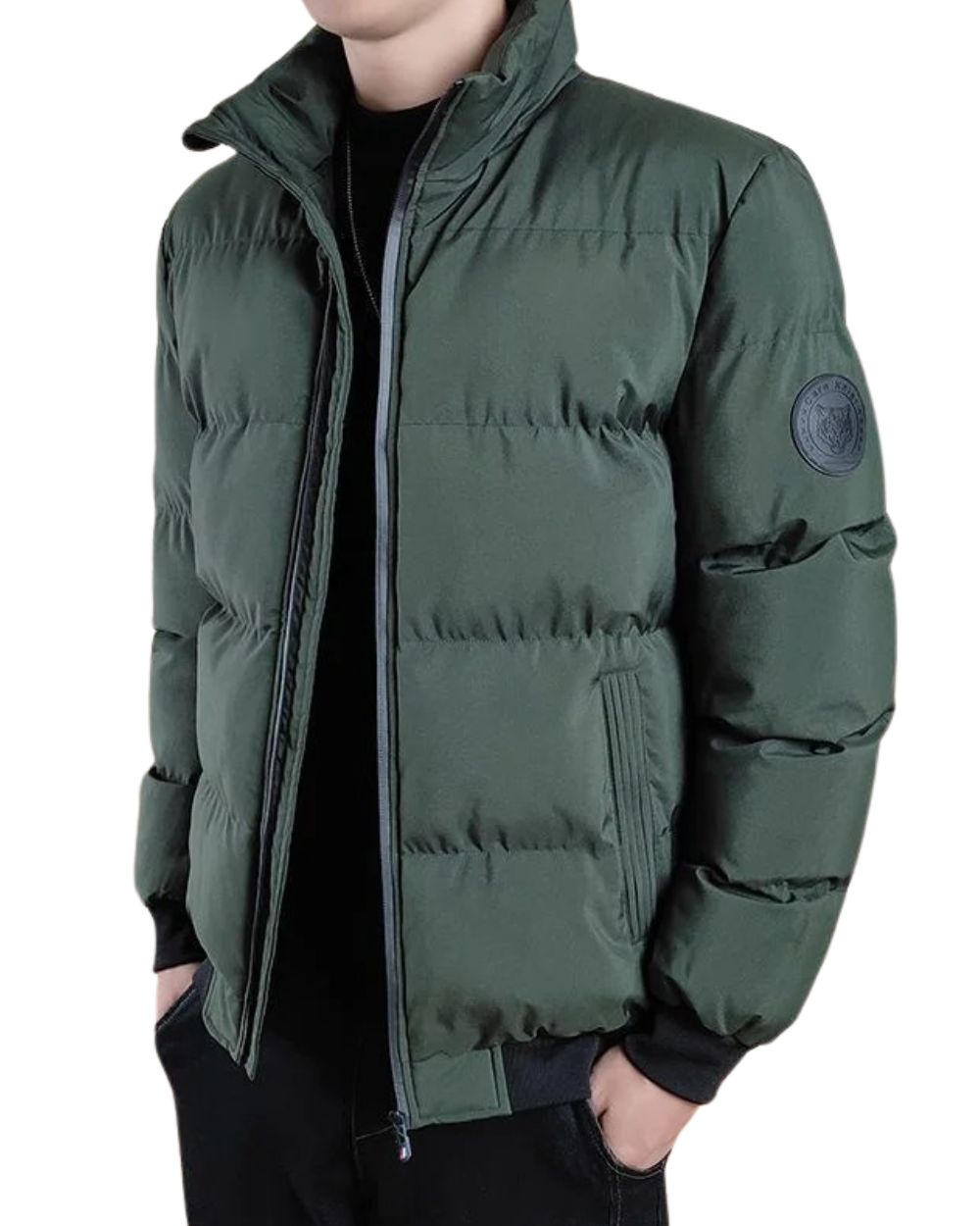 Casaco elegante e à prova de vento para homem