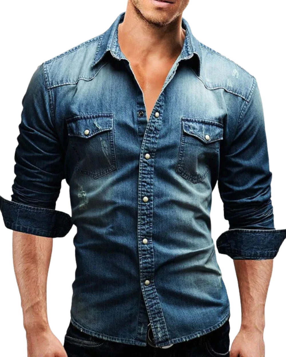 Camisa elegante de ganga