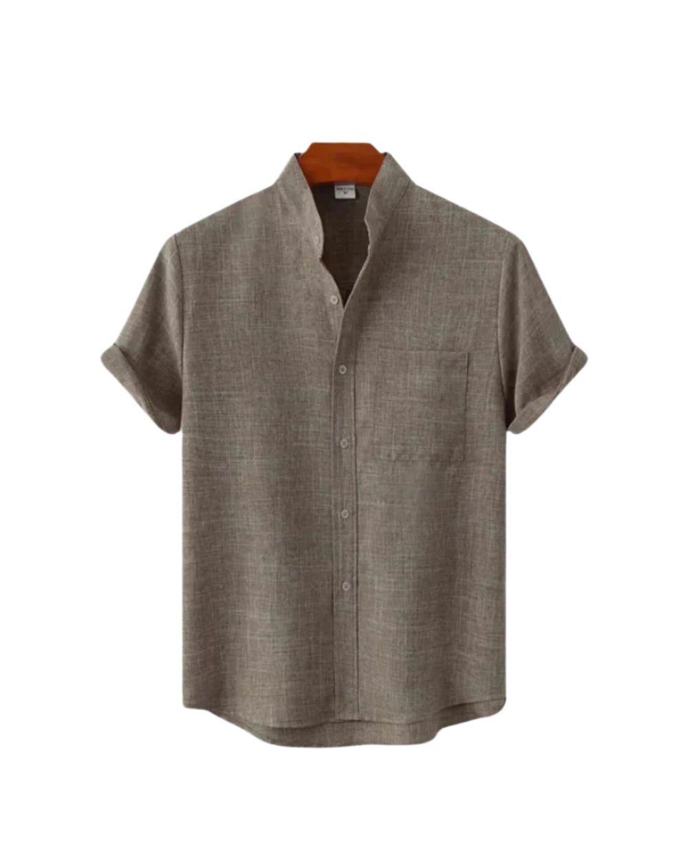 Camisa de linho de manga curta «Venice»