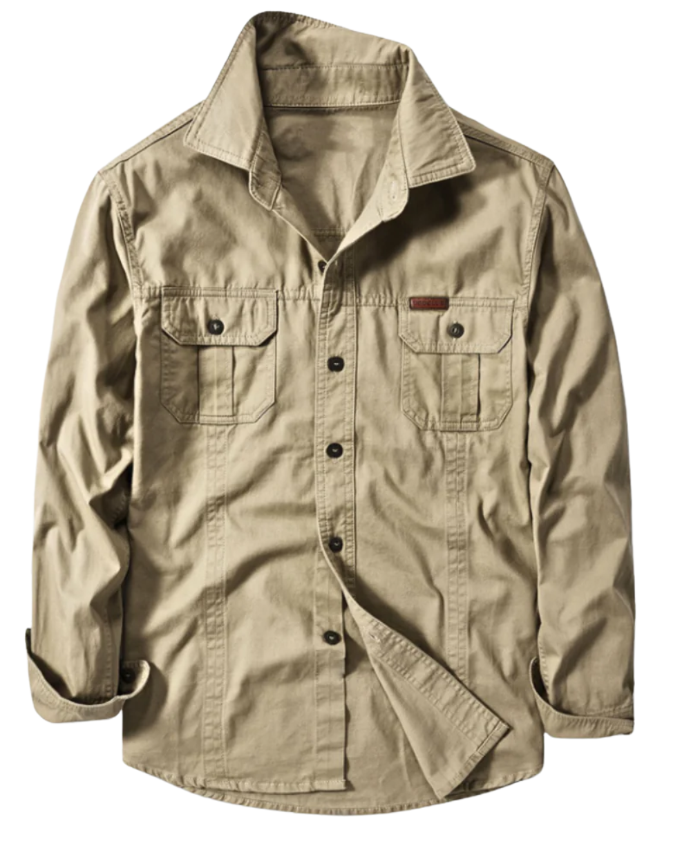 Camisa cargo de algodão