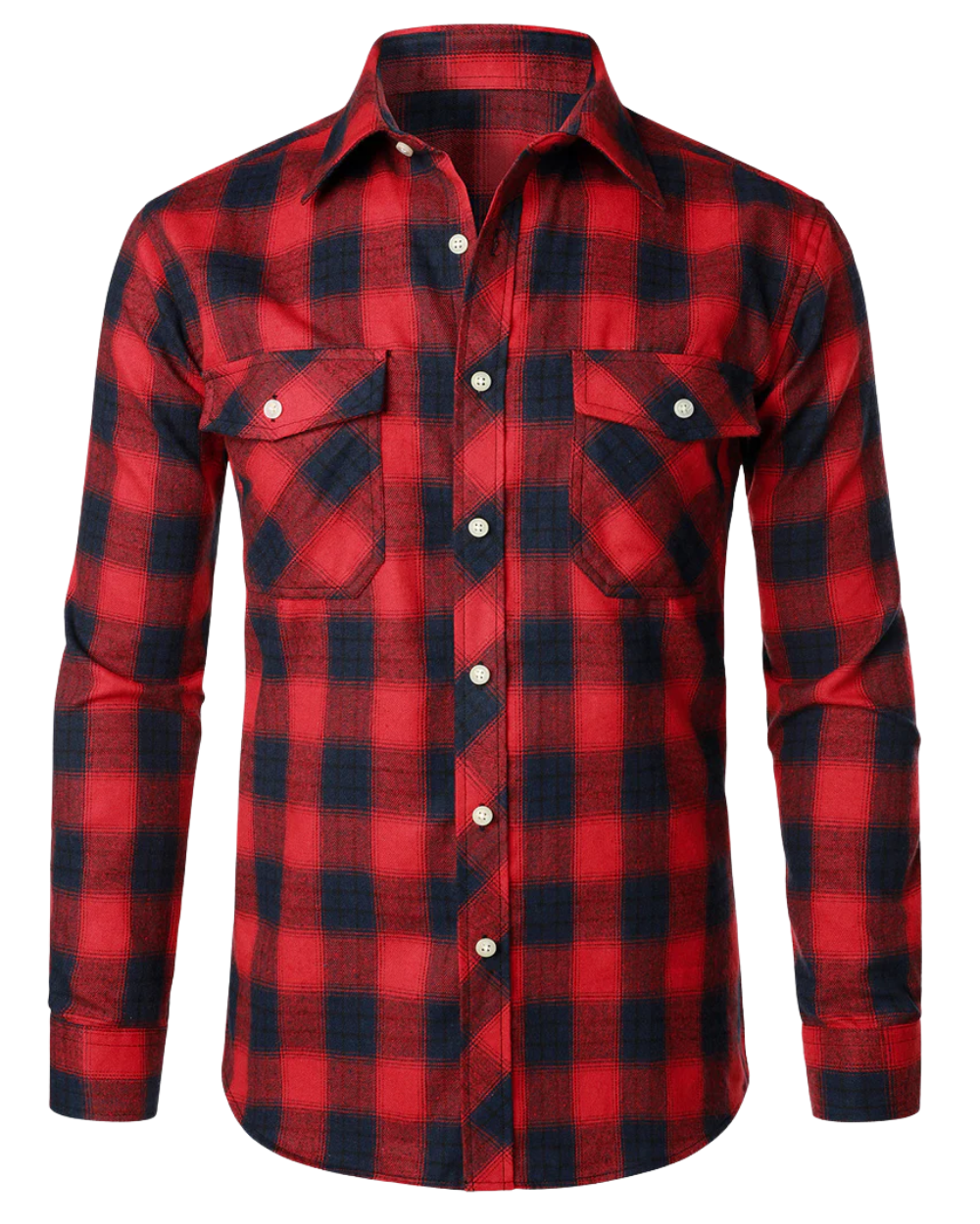 Camisa elegante aos quadrados