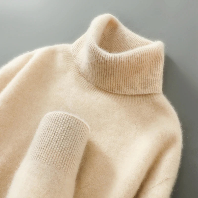Elegant Wool Turtleneck