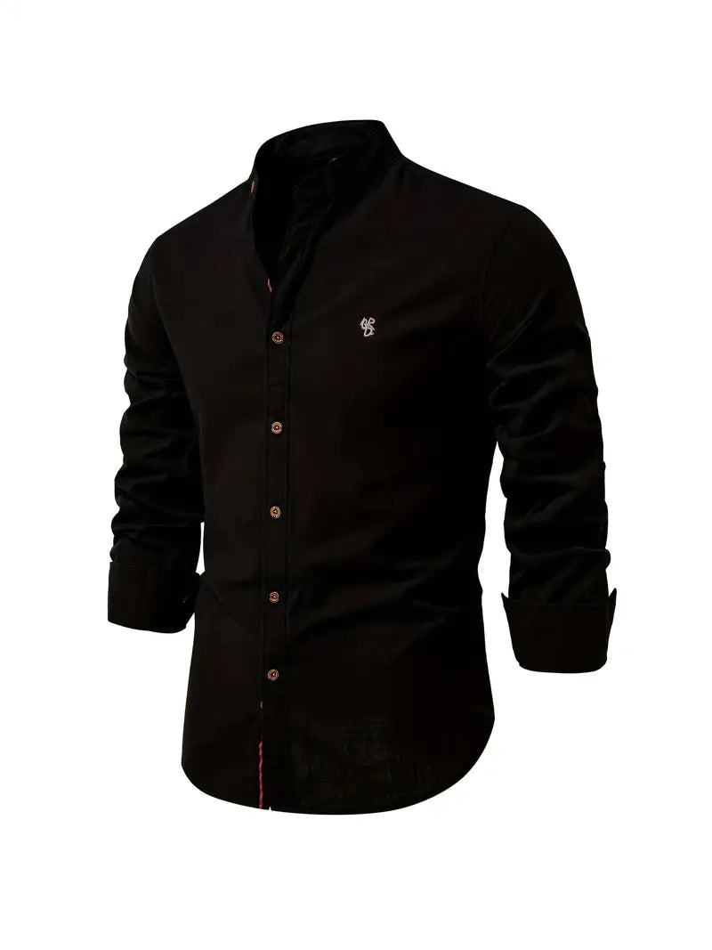 Camisa masculina elegante e respirável