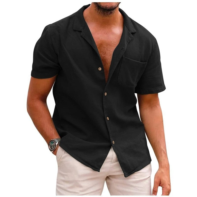 Camisa elegante de algodão