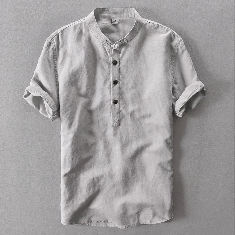 Camisa de verão elegante em algodão