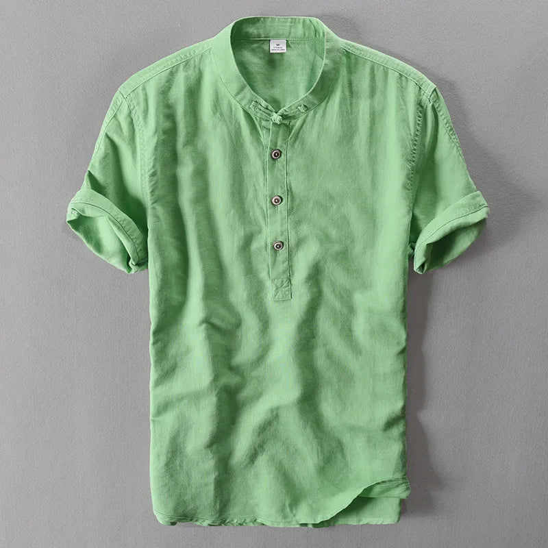 Camisa de verão elegante em algodão