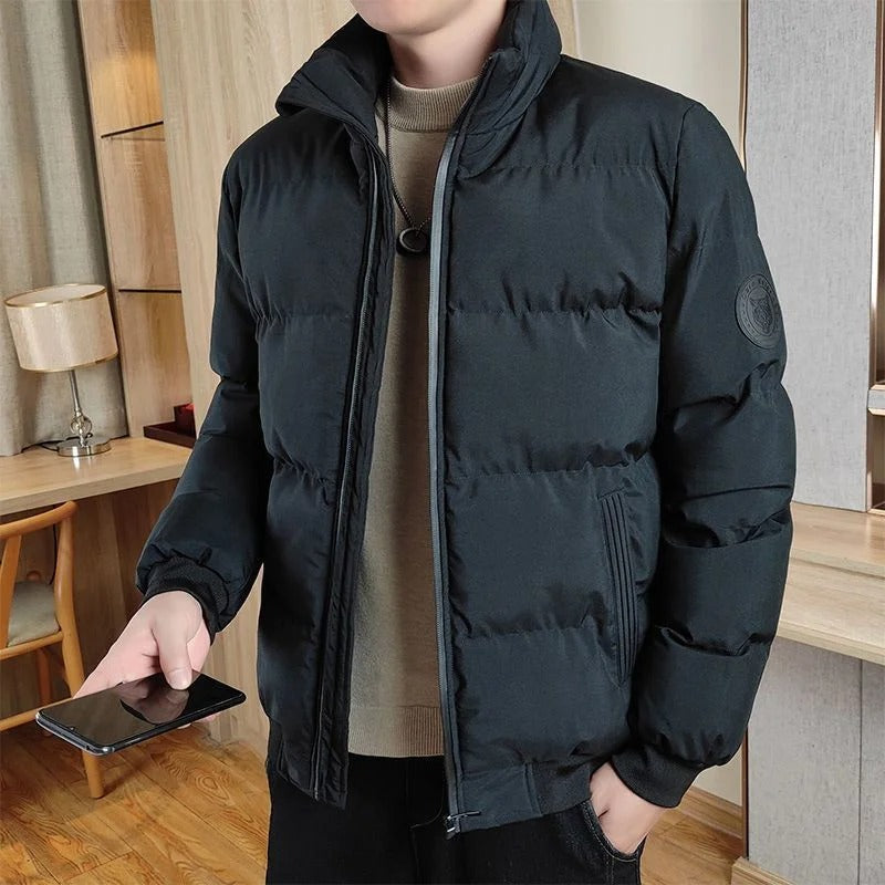 Casaco elegante e à prova de vento para homem