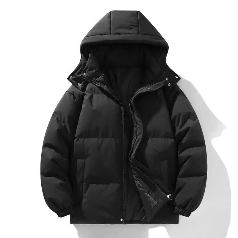 Casaco elegante com capuz para homem