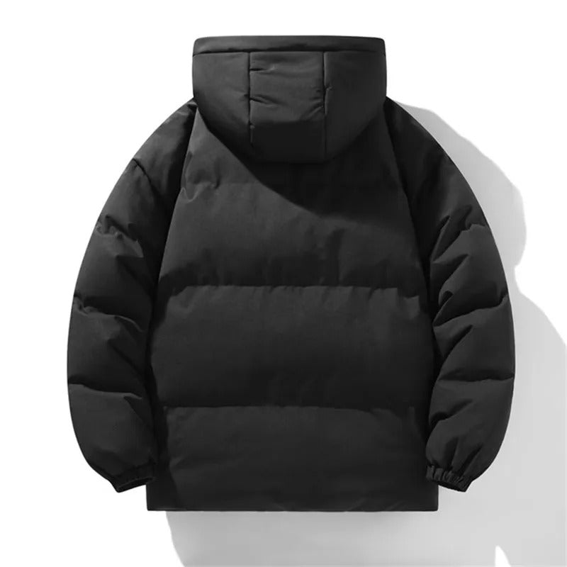 Casaco elegante com capuz para homem