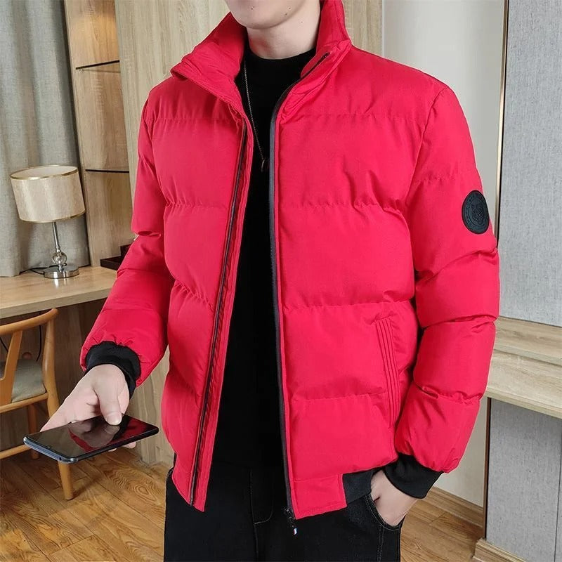 Casaco elegante e à prova de vento para homem
