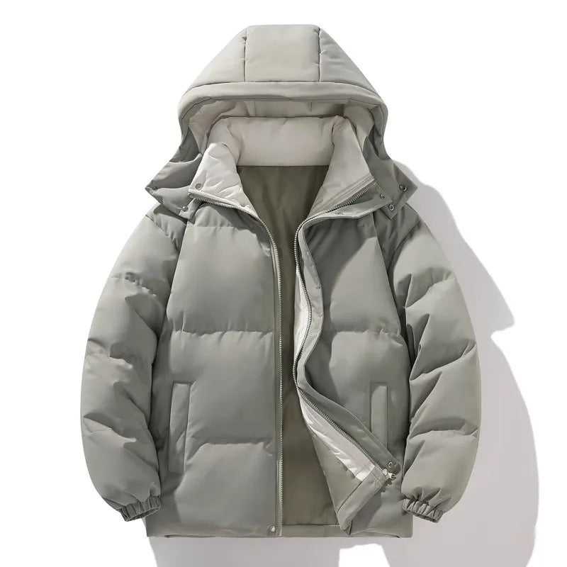Casaco elegante com capuz para homem