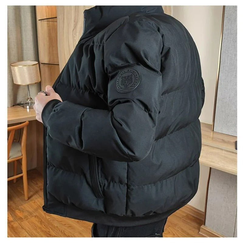 Casaco elegante e à prova de vento para homem