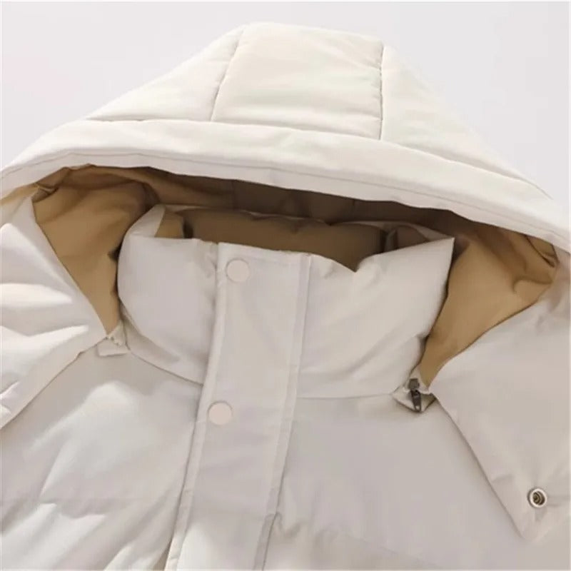 Casaco elegante com capuz para homem