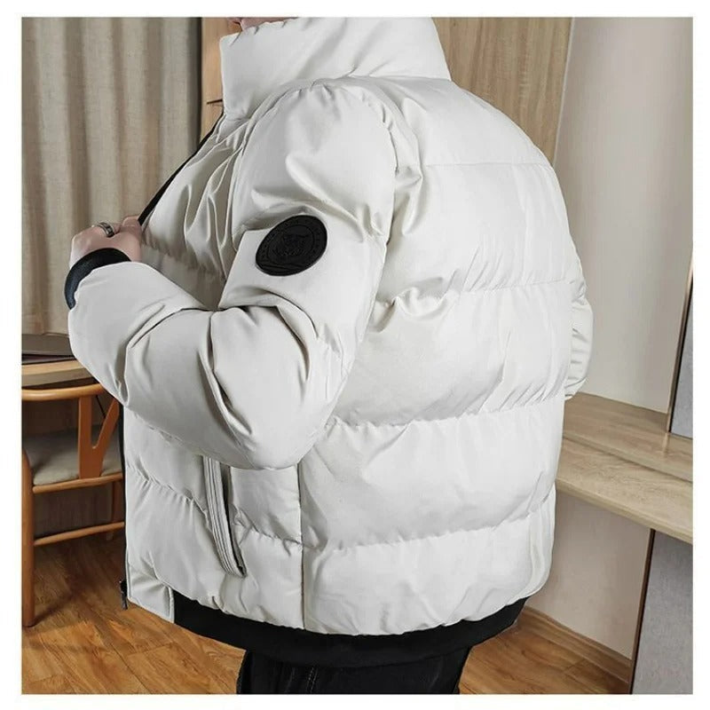 Casaco elegante e à prova de vento para homem